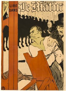 Aan de voet van het schavot door Henri de Toulouse-Lautrec