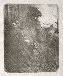 Aan de Voet van de Sinaï: Het Gebed van de Poolse Joden door Henri de Toulouse-Lautrec