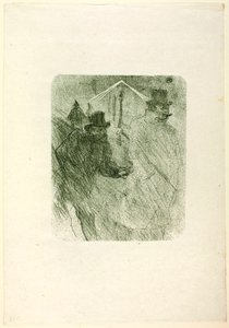 Baron Moïse Bedelend, uit Au Pied du Sinaï door Henri de Toulouse-Lautrec
