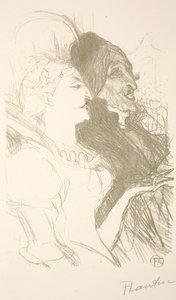 Carnaval door Henri de Toulouse Lautrec