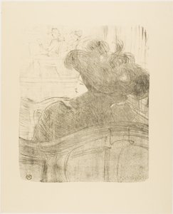 Cléo de Mérode, uit Treize Lithographies door Henri de Toulouse-Lautrec