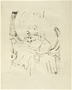 Coquelin de Oudere, uit Treize Lithographies door Henri de Toulouse-Lautrec
