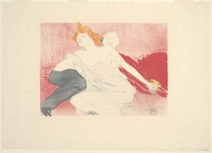 Liederlijkheid (tweede plaat) door Henri de Toulouse-Lautrec