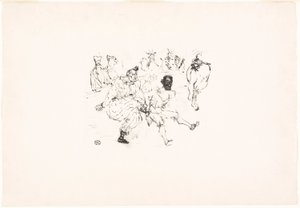 Footit en Chocolade door Henri de Toulouse-Lautrec