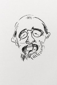 Henri Toulouse-Lautrec. Zelfportret. door Henri de Toulouse Lautrec