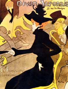 Henri de Toulouse-Lautrec 1864 - 1901, Franse schilder, Divan Japonais 1892-3