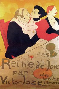 Henri de Toulouse-Lautrec 1864 - 1901, Franse schilder, Reine de Joie 1892