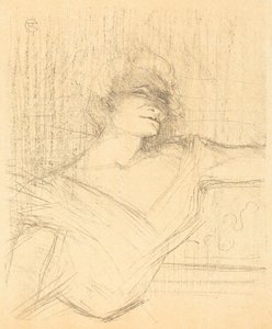 In "La glu" door Henri de Toulouse-Lautrec