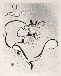Jane Avril door Henri de Toulouse-Lautrec