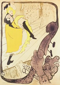 Jane Avril door Henri de Toulouse Lautrec