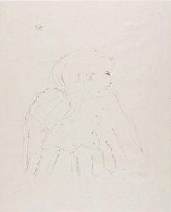 Jane Hading, van Treize Lithografieën door Henri de Toulouse-Lautrec