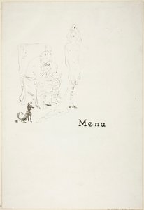 Het naakte meisje: Menu