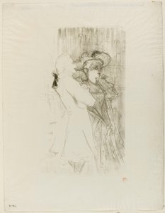 Lender en Auguez in La Chanson de Fortunio door Henri de Toulouse-Lautrec