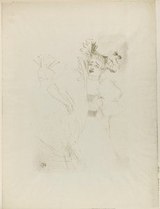 Lender in Chilpéric, Vooraanzicht door Henri de Toulouse-Lautrec