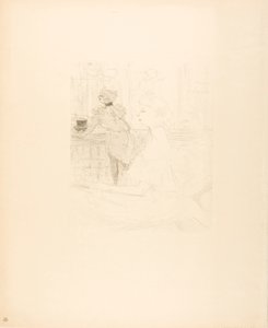 Mademoiselle Leconte door Henri de Toulouse-Lautrec