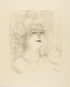 Marie-Louise Marsy, uit Treize Lithographies door Henri de Toulouse-Lautrec
