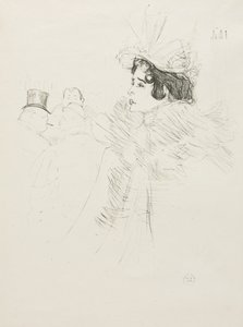 Miss May Belfort door Henri de Toulouse-Lautrec