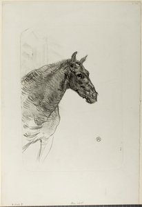 Philibert de pony door Henri de Toulouse-Lautrec