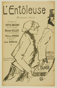 Arme straatwandelaar! door Henri de Toulouse-Lautrec