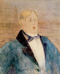 Portret van Oscar Wilde door Henri de Toulouse Lautrec