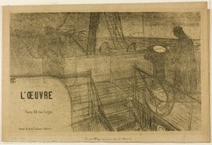 Prospectus-Programma van de werkzaamheden door Henri de Toulouse-Lautrec