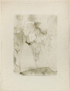 Achteraanzicht van Lender die de Bolero Danst in Chilpéric door Henri de Toulouse-Lautrec
