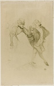 Réjane en Galipaux, in Madame Sans-Gêne door Henri de Toulouse-Lautrec