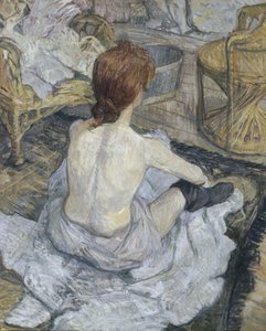 Rousse, ook bekend als La Toilette door Henri de Toulouse-Lautrec