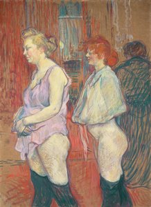 Rue des Moulins door Henri de Toulouse Lautrec