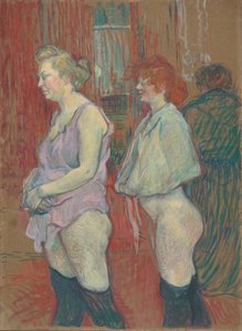 Rue des Moulins, 1894 door Henri de Toulouse-Lautrec