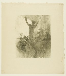 Schlomé Fuss in de Synagoge, uit Au Pied du Sinaï door Henri de Toulouse-Lautrec