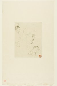 Schets door Henri de Toulouse-Lautrec