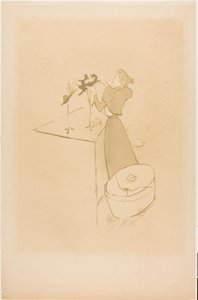 De Hoedenmaakster, Renée Vert door Henri de Toulouse-Lautrec