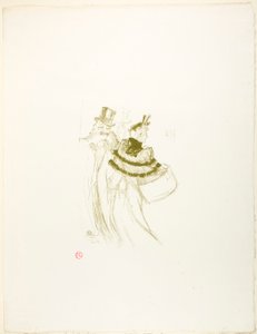De Oude Heren door Henri de Toulouse-Lautrec