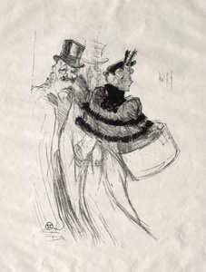 De Oude Heren door Henri de Toulouse-Lautrec