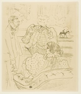 De Belofte door Henri de Toulouse-Lautrec