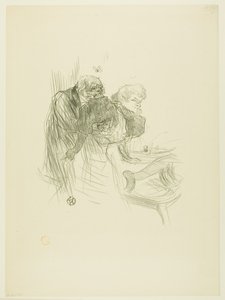 Het gebed van de Poolse joden, uit Au Pied du Sinaï door Henri de Toulouse-Lautrec