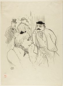 De Stalk—Moulin Rouge door Henri de Toulouse-Lautrec
