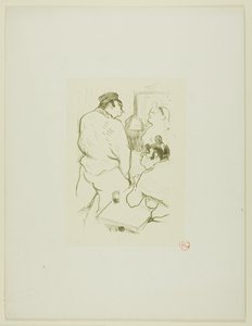 De Terreur van Grenelle door Henri de Toulouse-Lautrec