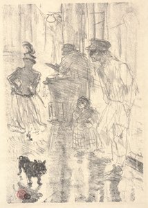Visage door Henri de Toulouse Lautrec
