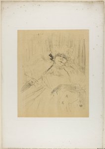 Yvette Guilbert—Chanson Ancienne, uit Yvette Guilbert door Henri de Toulouse-Lautrec