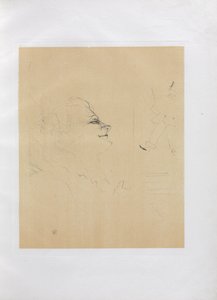 Yvette Guilbert-Engelse Serie: Pessima door Henri de Toulouse-Lautrec