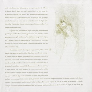 Yvette Guilbert - Franse Serie: Nr. 5 door Henri de Toulouse-Lautrec