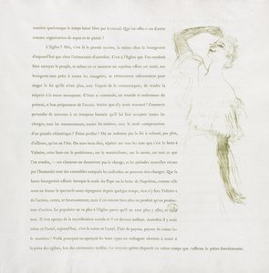 Yvette Guilbert - Franse Serie: Nr. 7 door Henri de Toulouse-Lautrec