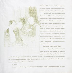 Yvette Guilbert-Franse Serie: Nr. 8 door Henri de Toulouse-Lautrec