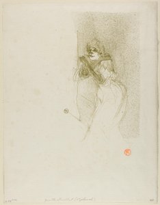 Yvette Guilbert door Henri de Toulouse-Lautrec