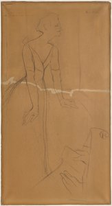 Yvette Guilbert door Henri de Toulouse-Lautrec