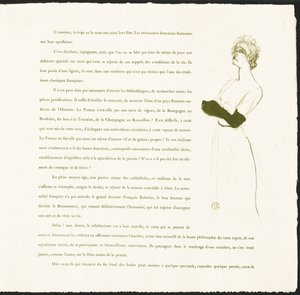 Yvette Guilbert door Henri de Toulouse-Lautrec