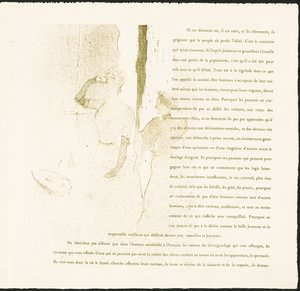 Yvette Guilbert door Henri de Toulouse-Lautrec