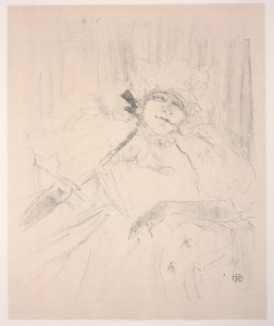 Yvette Guilbert door Henri de Toulouse Lautrec